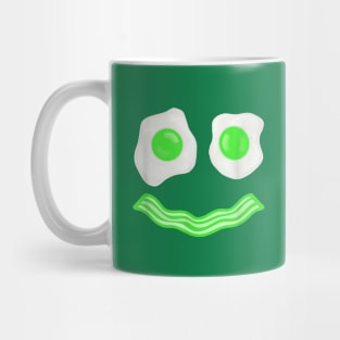 green eggs ham smile face brunch breakfast costume Mug